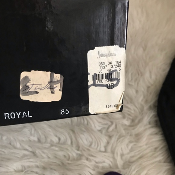 Dolce & Gabana Purple Suede Heels - Picture 8 of 8